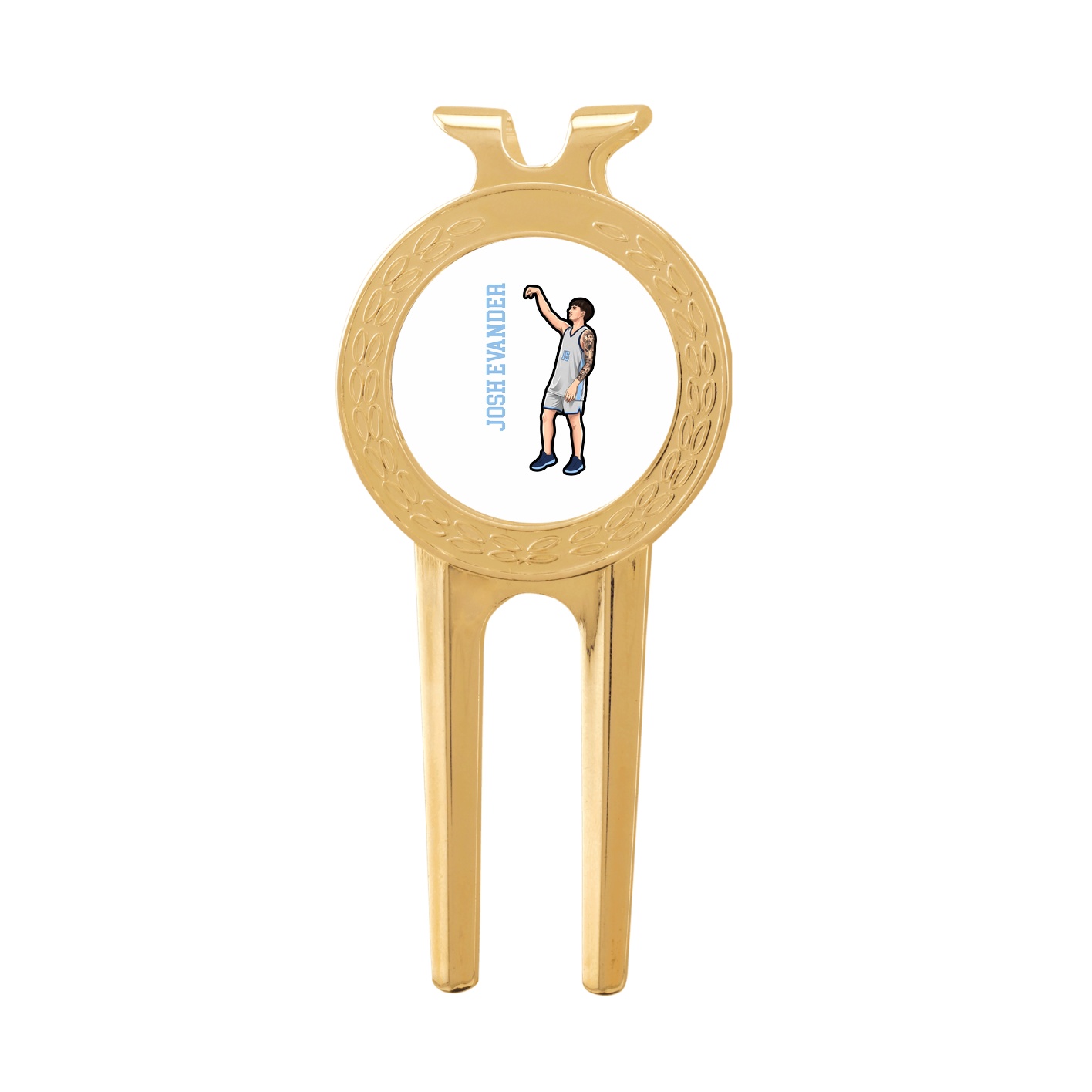 Divot Tool with Ball Marker — Name Vertical in Classic