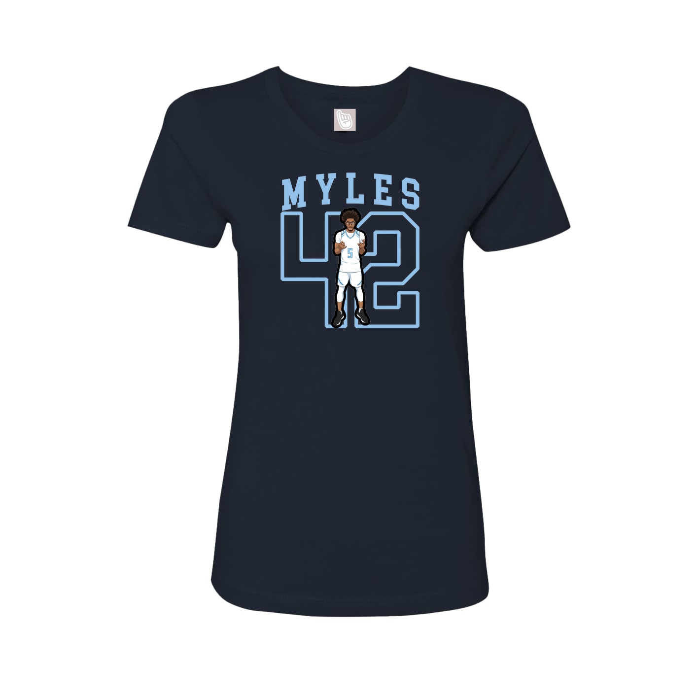 Fitted Women's Tee — Shirsey in Navy