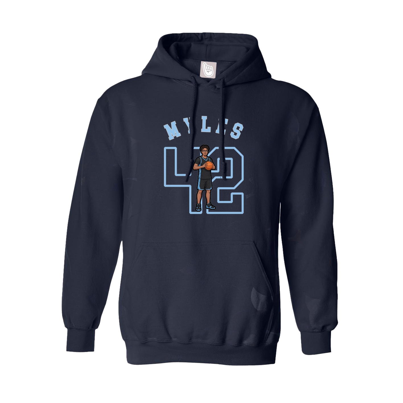 Youth Hoodie — Shirsey Arch in Navy