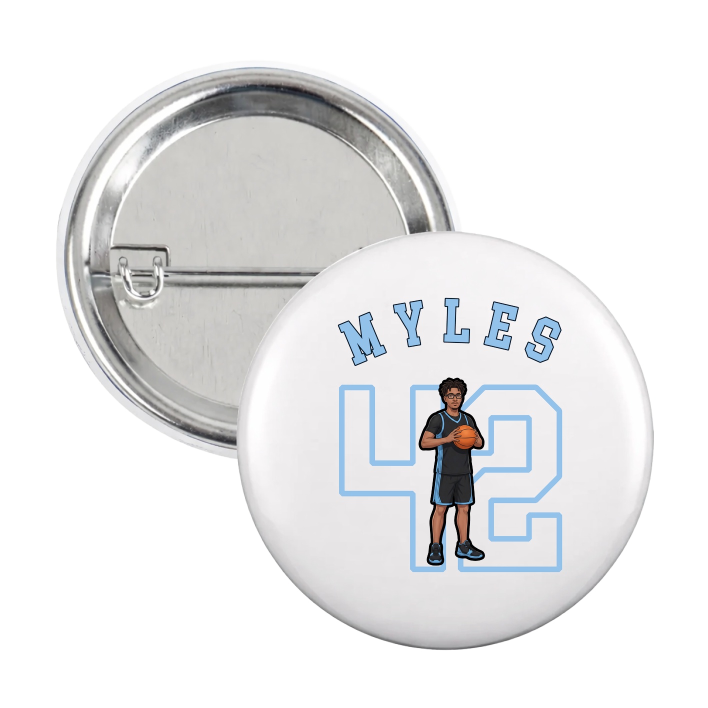 Game Day Button — Shirsey Arch in White