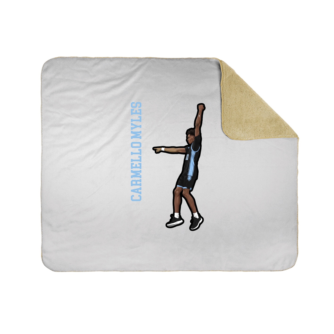50x60 Sherpa Lined Throw Blanket