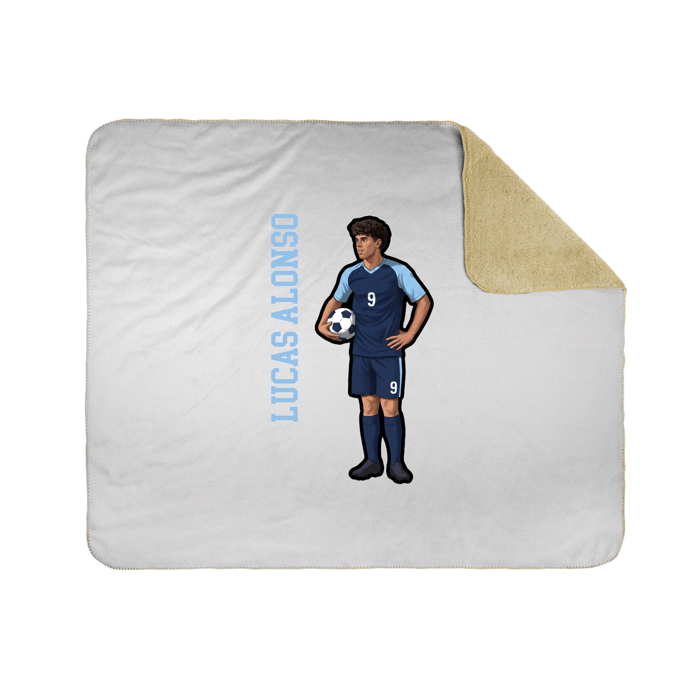 50x60 Sherpa Lined Throw Blanket