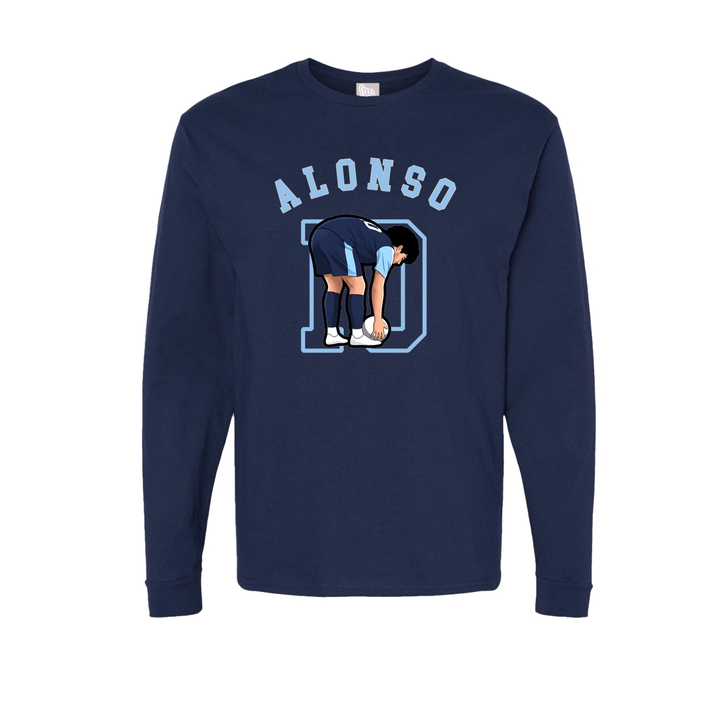 Long Sleeve Tee — Shirsey Arch in Navy