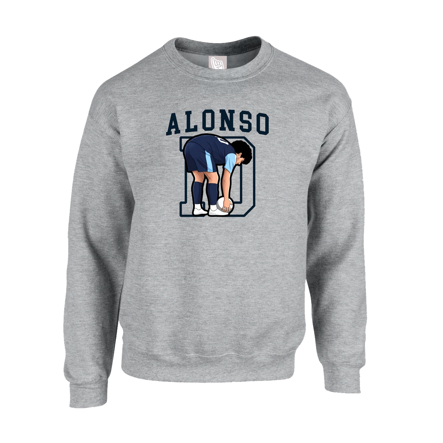 Fleece Crew — Shirsey in Grey