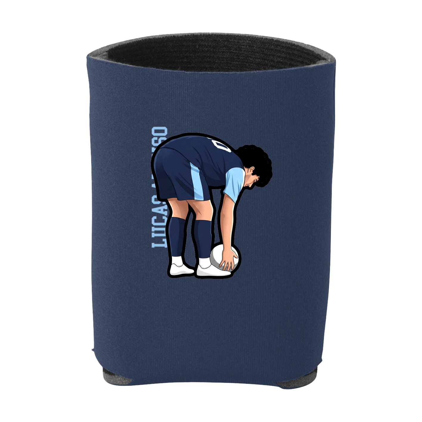 Can Holder — Name Vertical in Navy