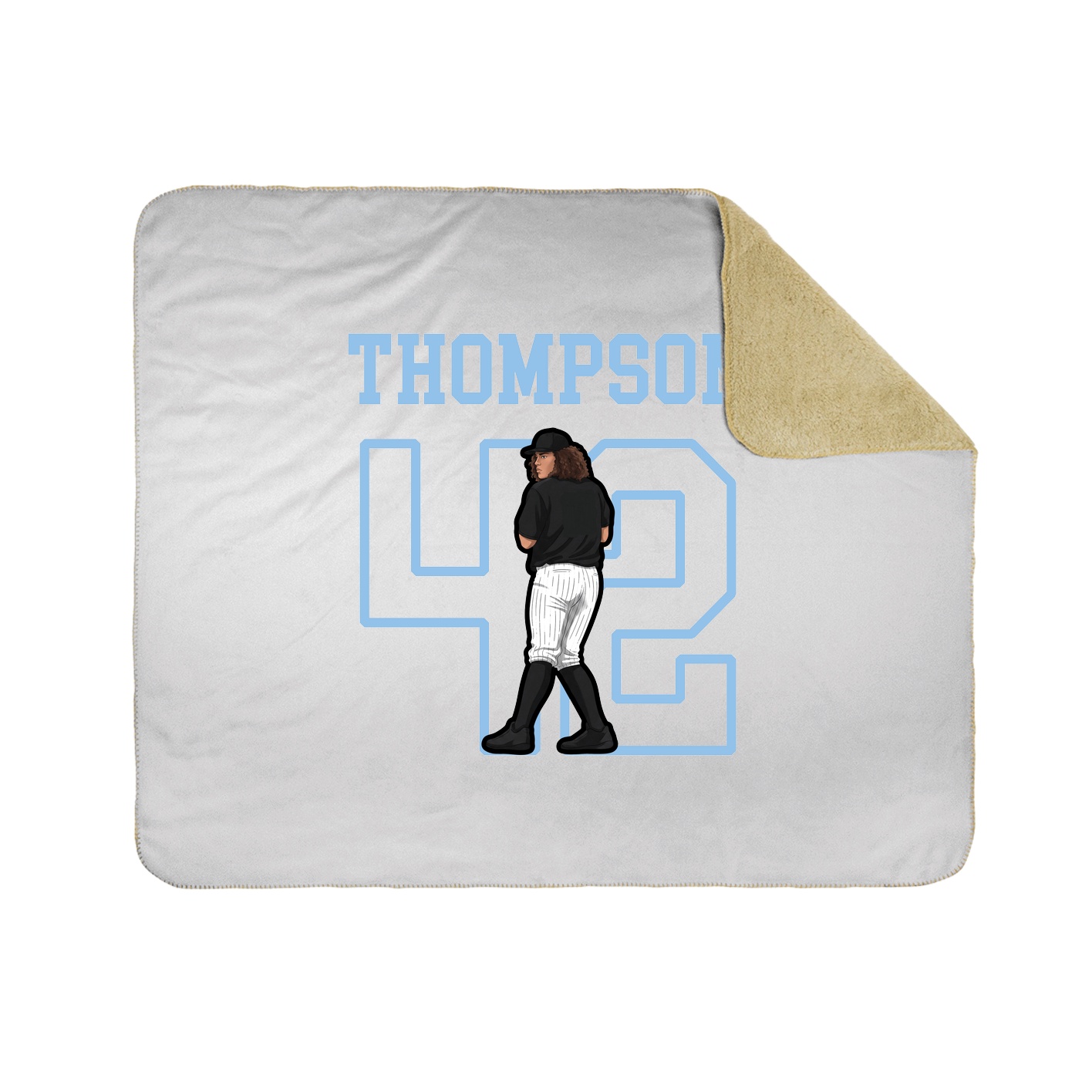 Throw Blanket — Shirsey in White