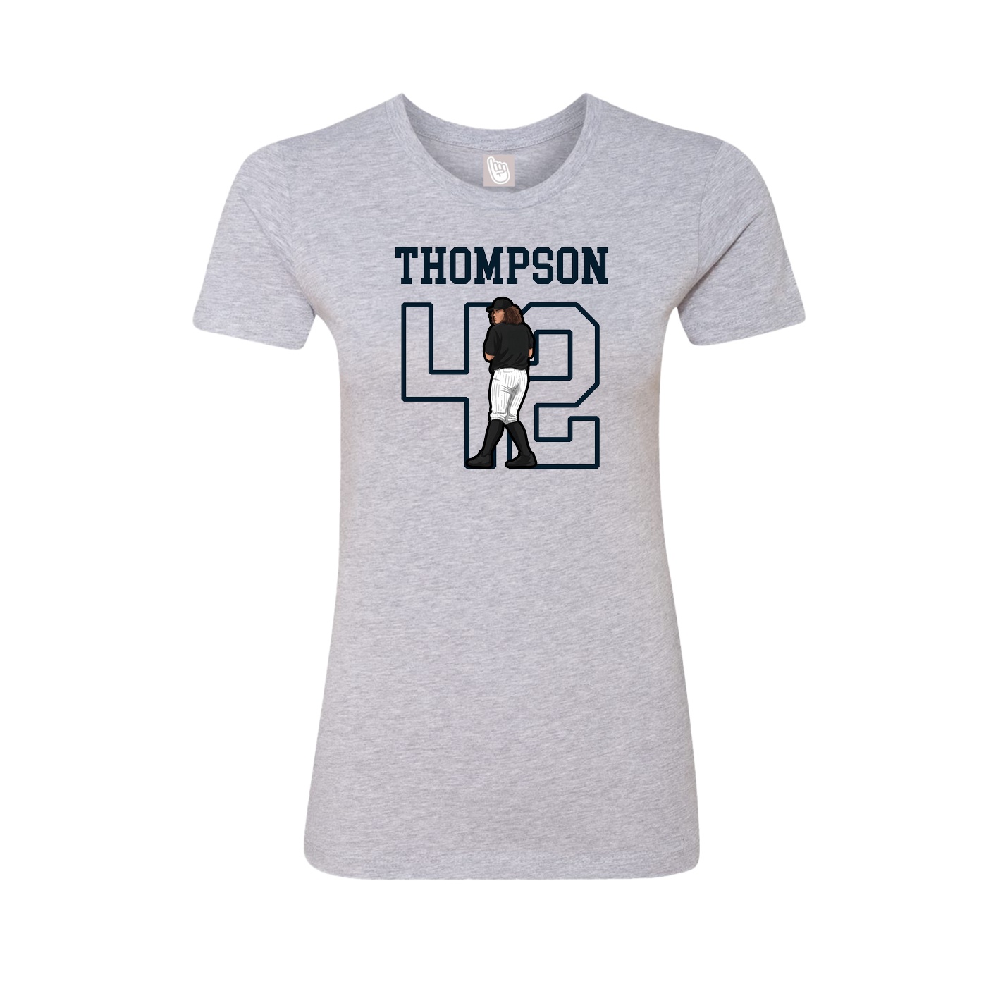 Fitted Women's Tee — Shirsey in Grey