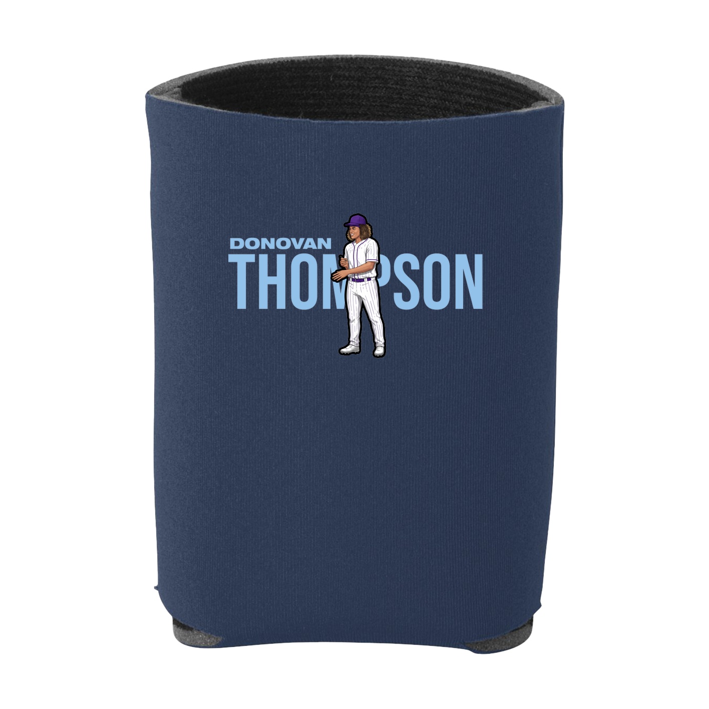 Can Holder — Player Name in Navy