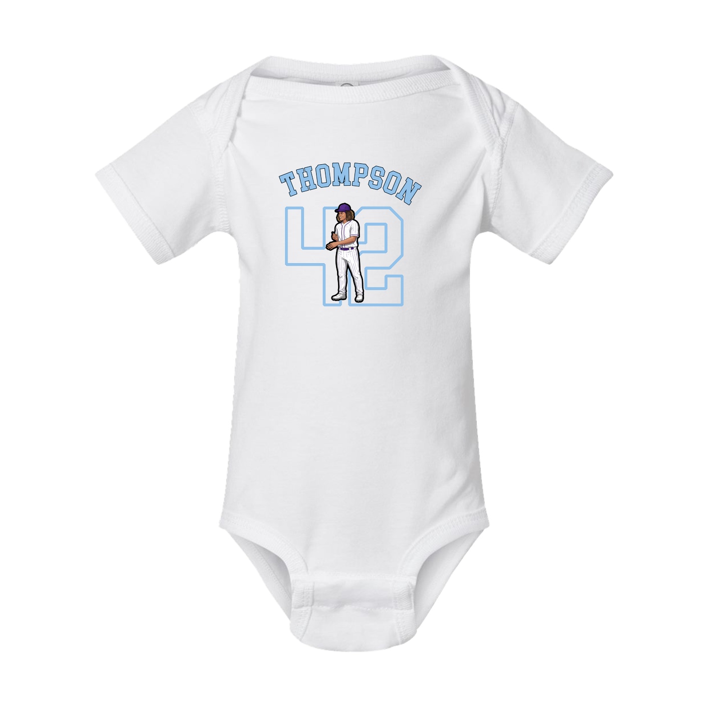 Baby Onesie — Shirsey Arch in White