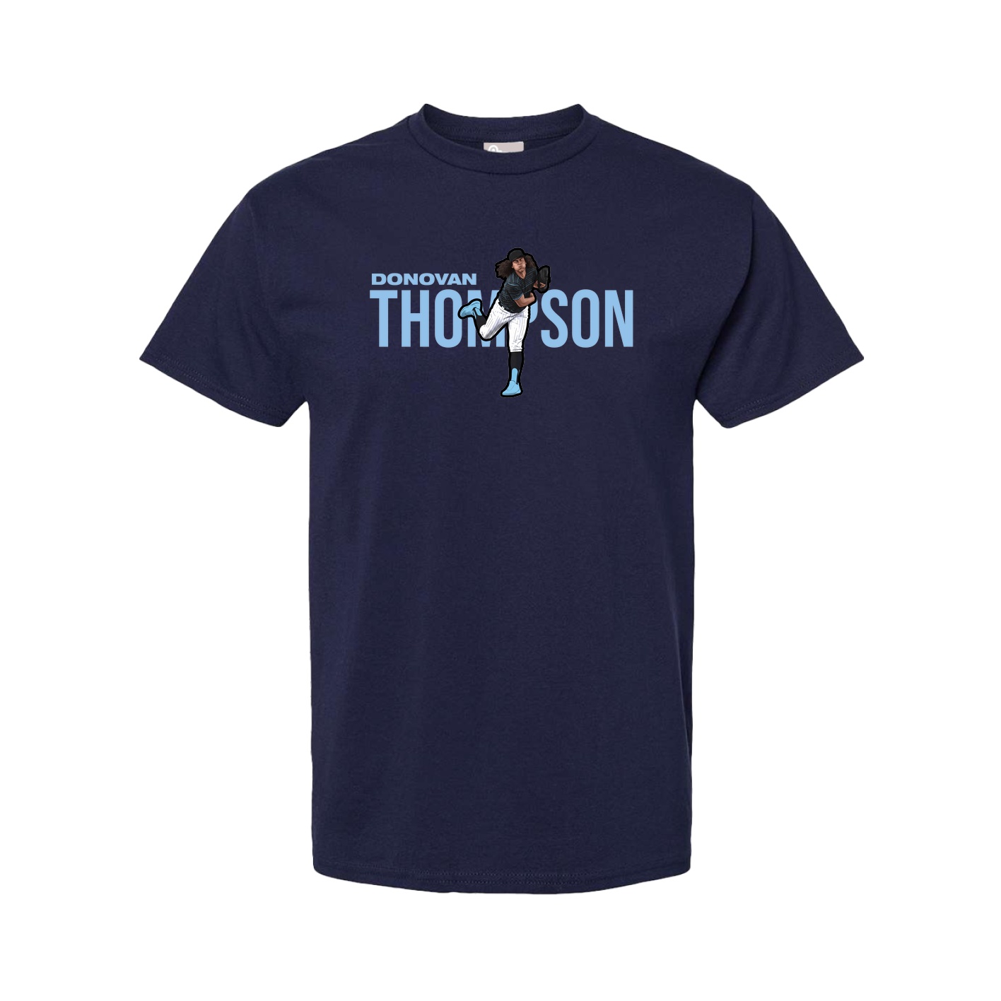 Youth Tee — Player Name in Navy
