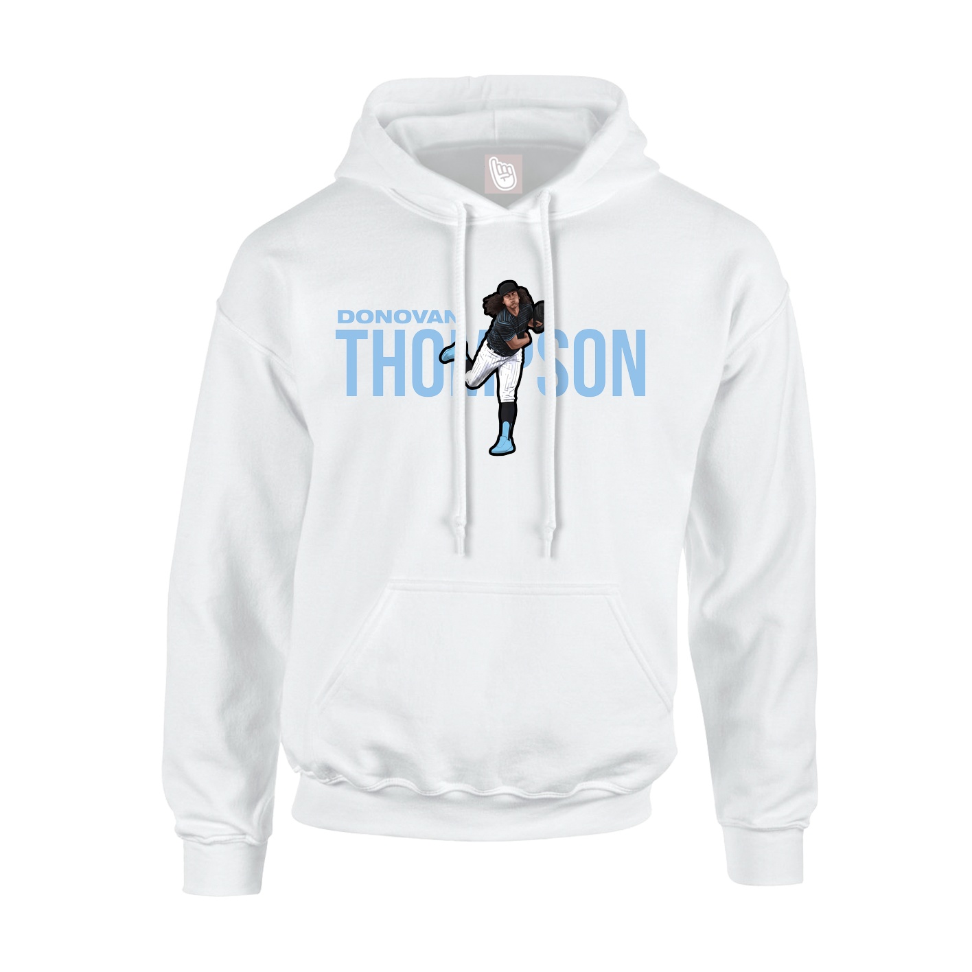 Hoodie — Player Name in White