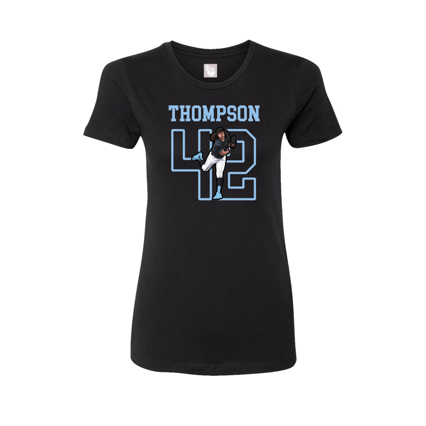 Fitted Women's Tee — Shirsey in Black