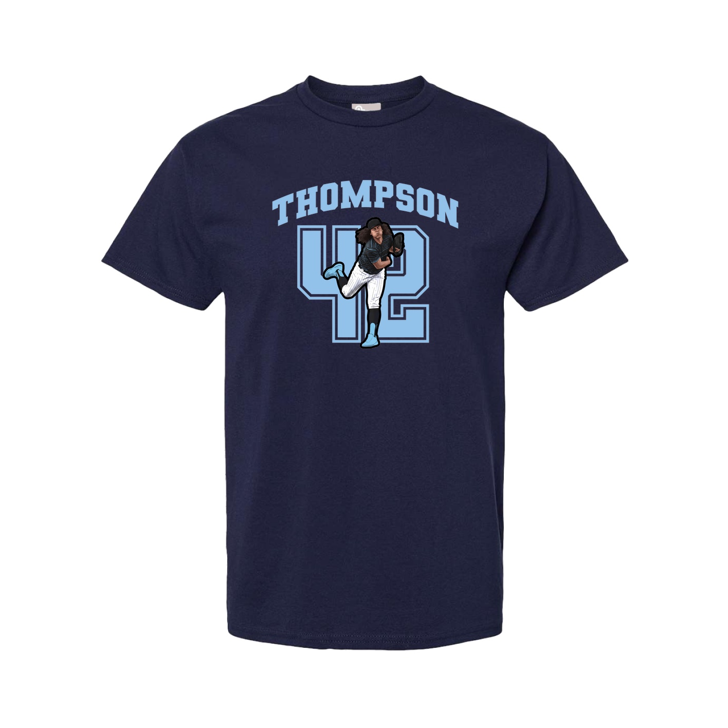 Tee — Number in Navy