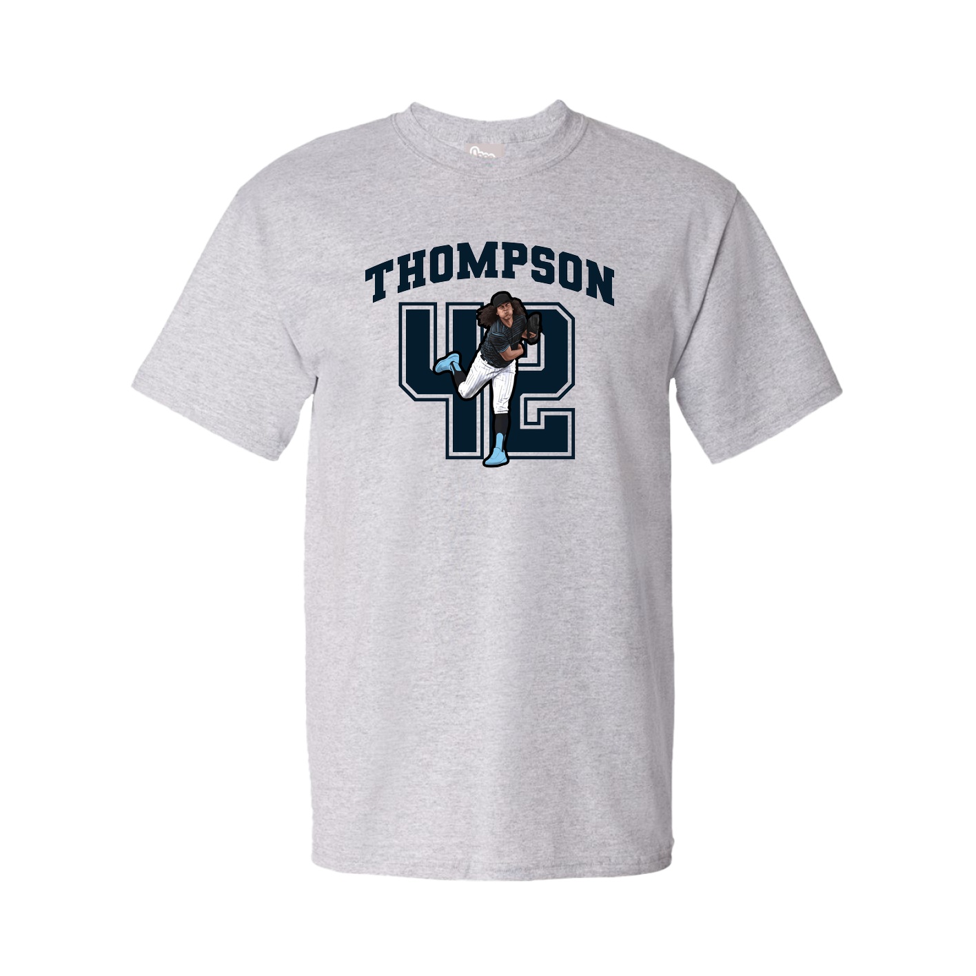 Youth Tee — Number in Grey