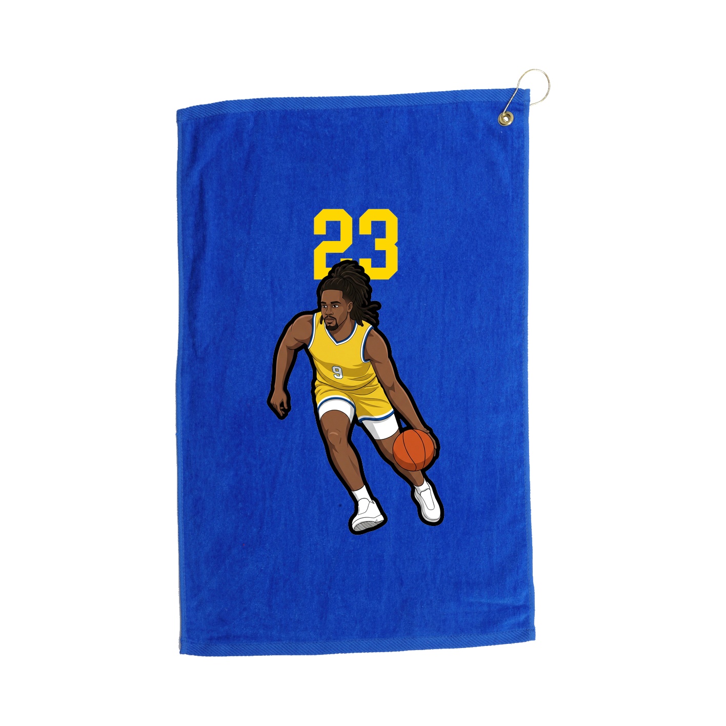 Golf Towel — Number Top in Royal