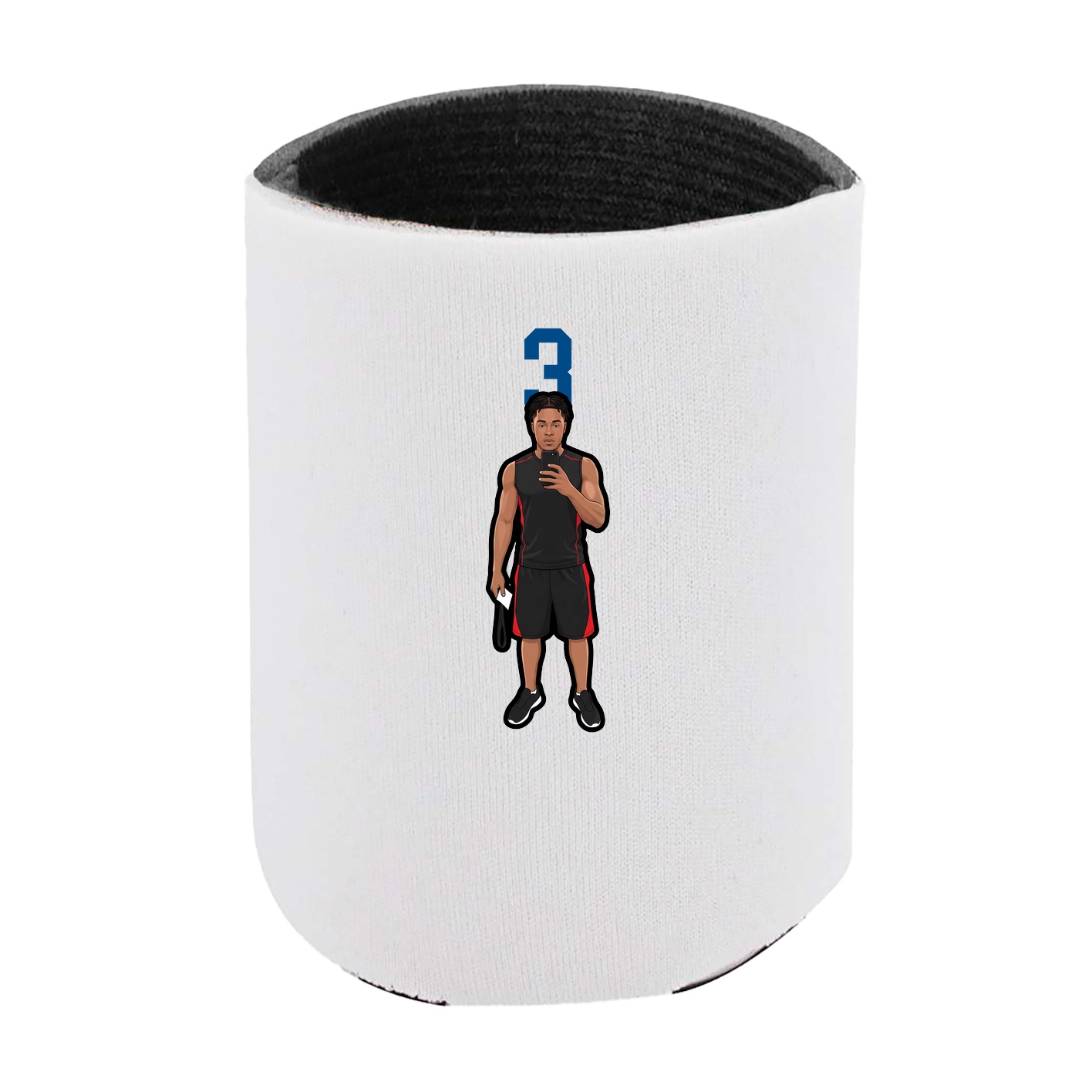 Can Holder — Number Top in White
