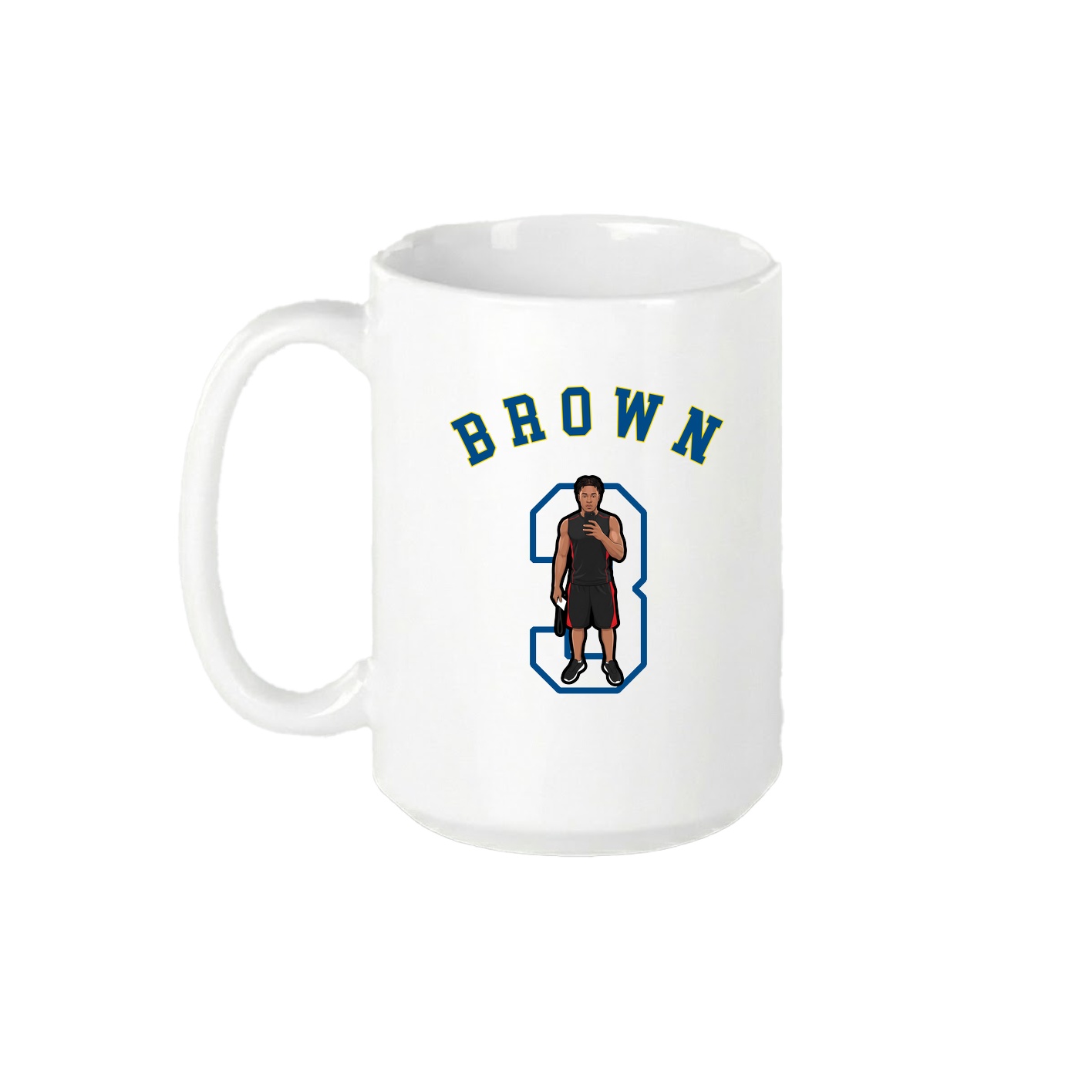 15oz Coffee Mug — Shirsey Arch in White