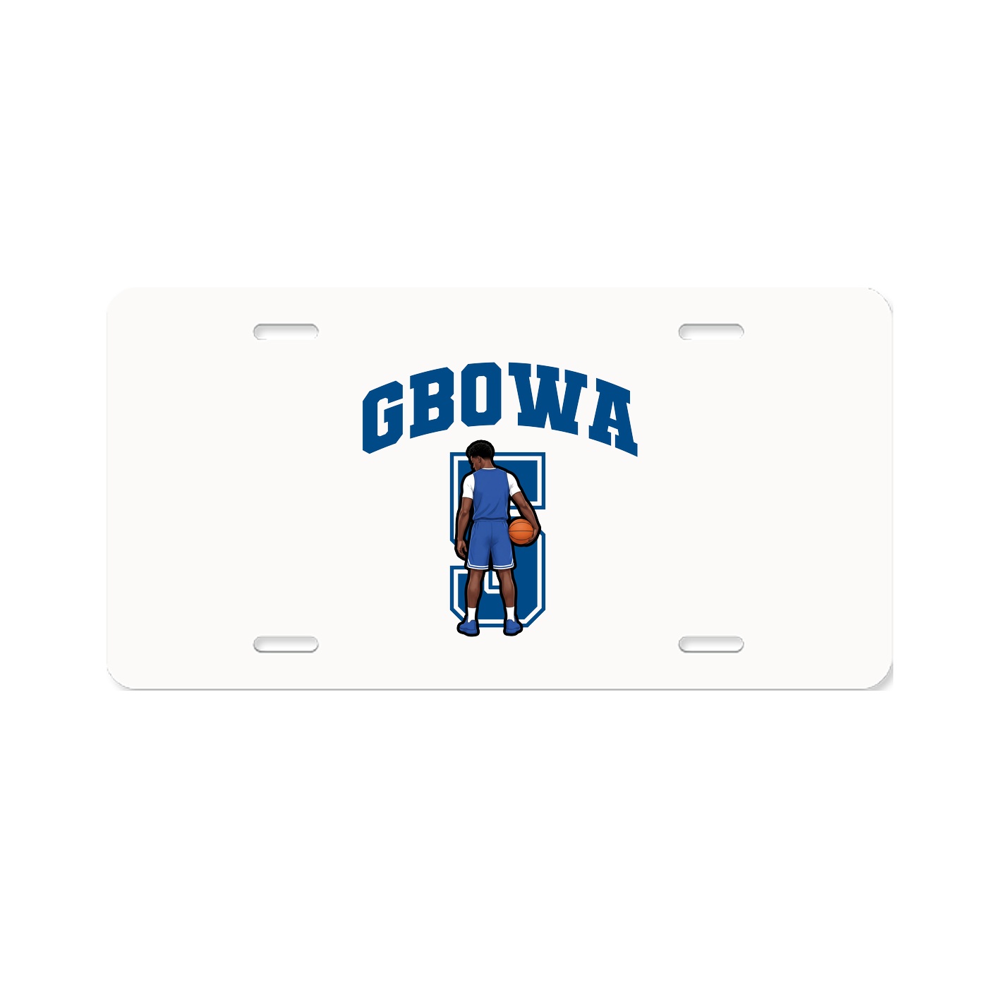 License Plate — Number in Classic