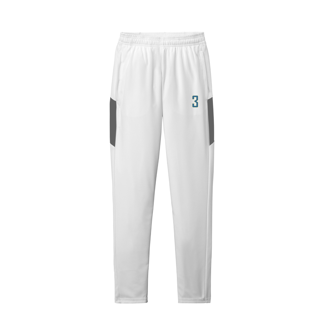 Team Travel Pant — Front Shirsy in White/Grey