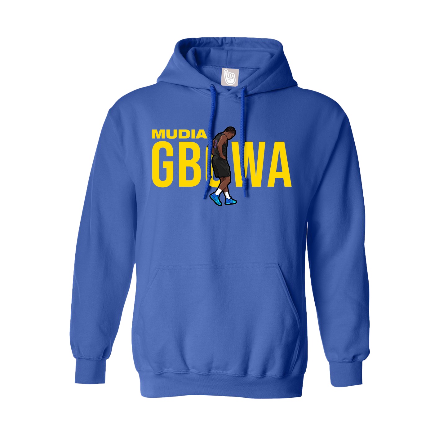 Youth Hoodie — Player Name in Royal