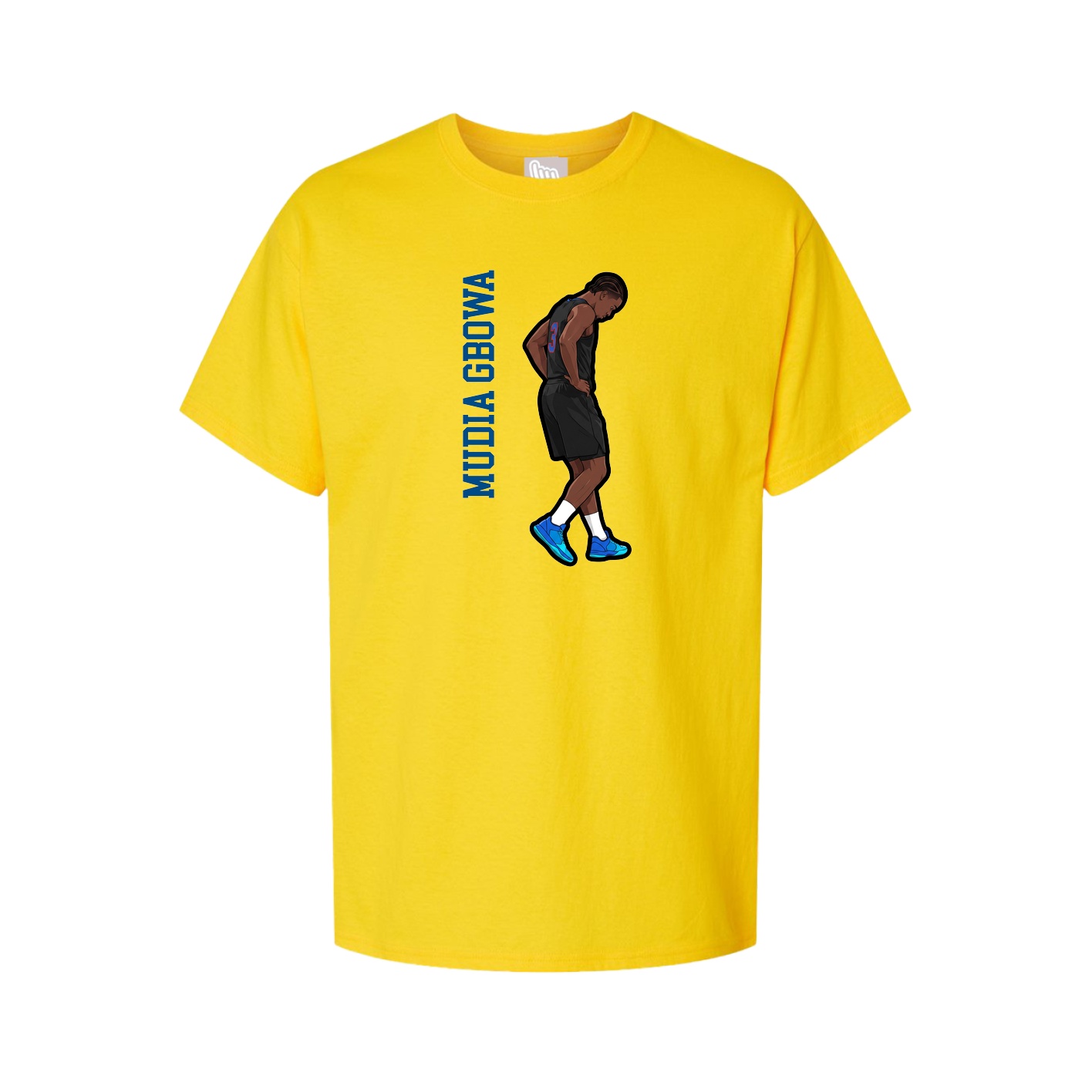 Tee — Name Vertical in Gold