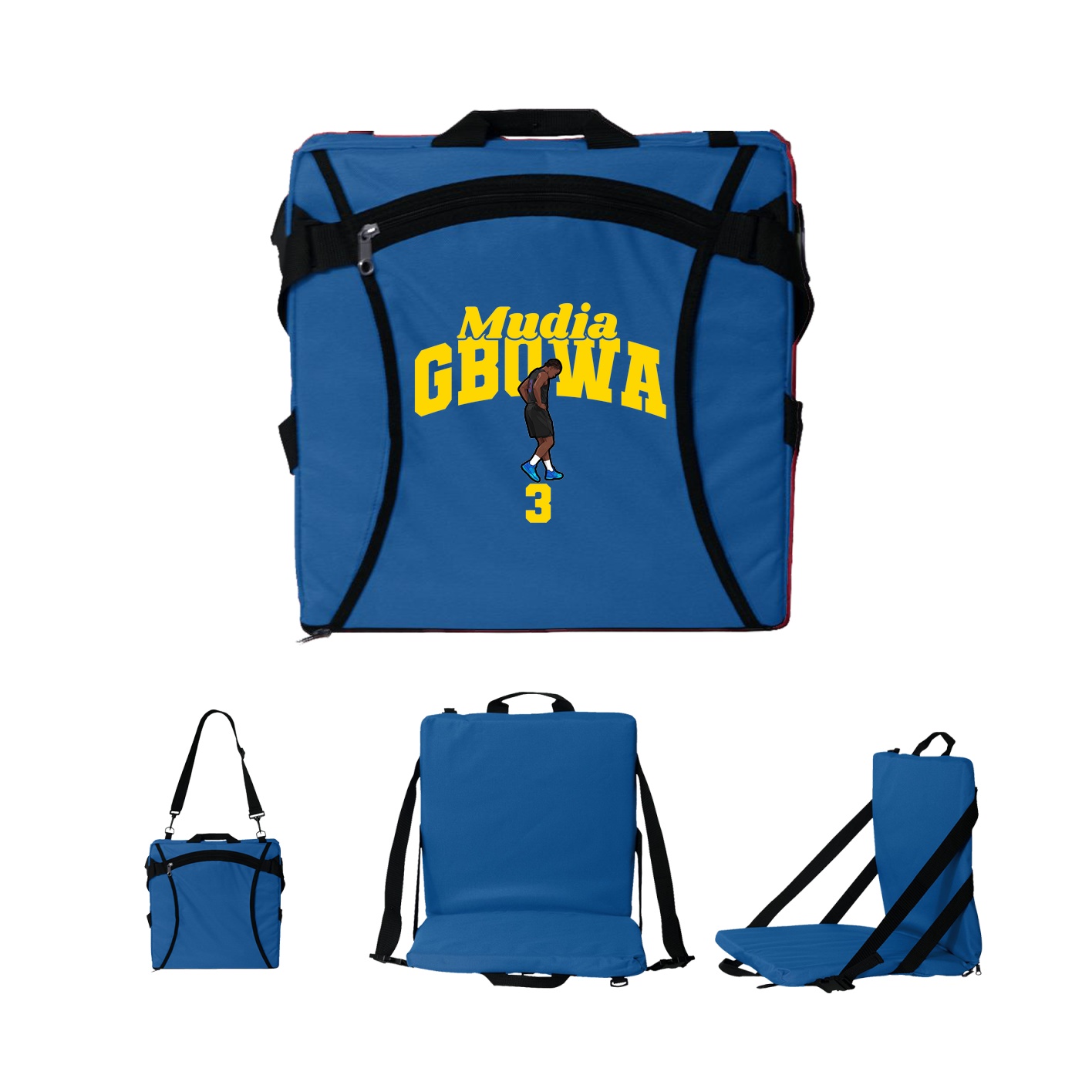 Folding Stadium Seat — Signature Arch in Royal