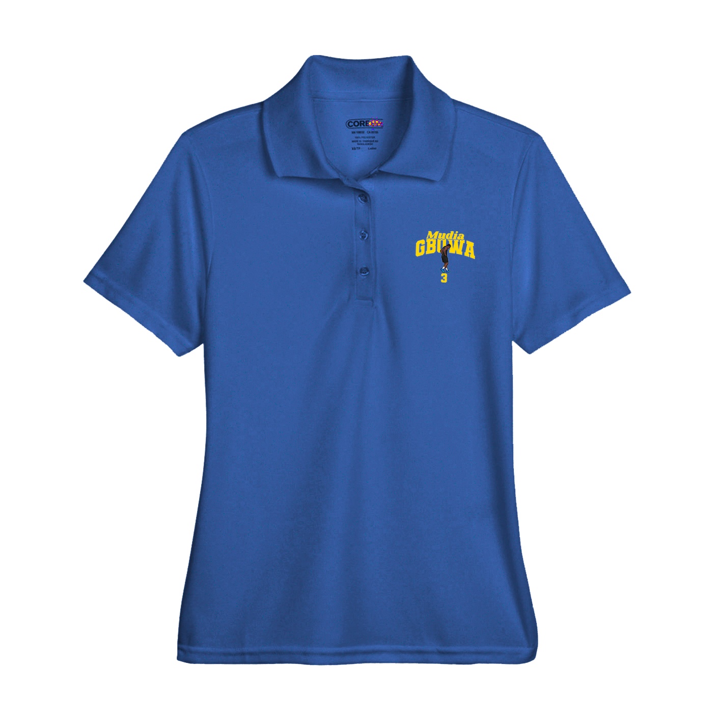 Womens Performance Polo — Signature Arch in Royal