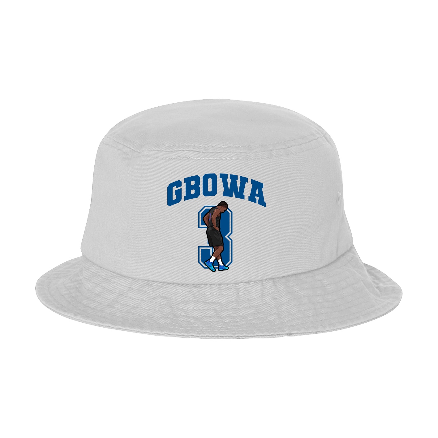 Bucket Cap — Number in White