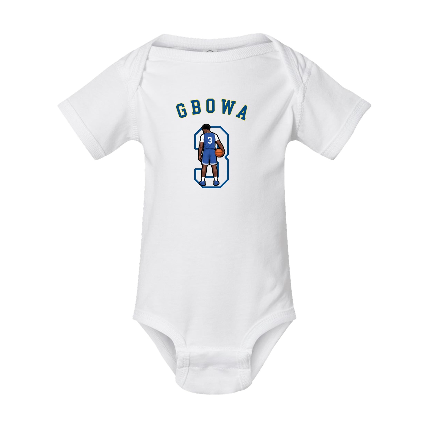 Baby Onesie — Shirsey Arch in White