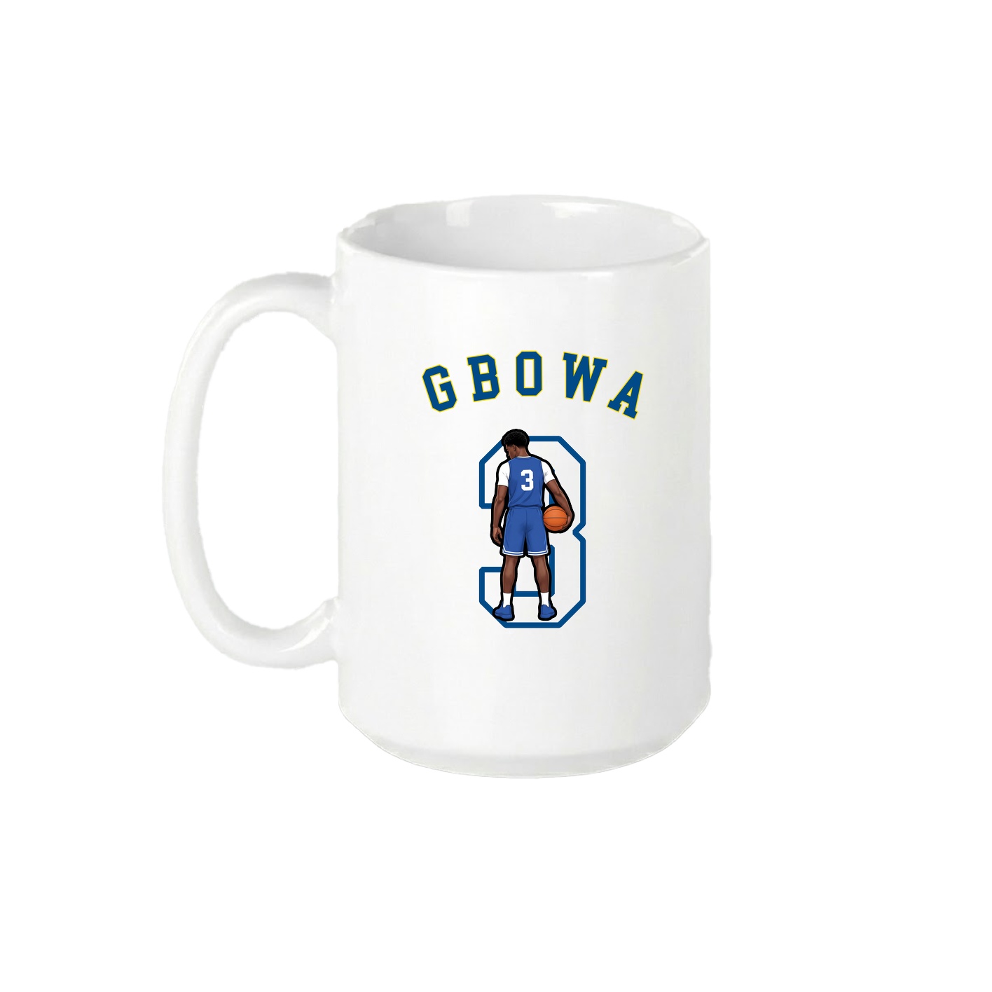 15oz Coffee Mug — Shirsey Arch in White