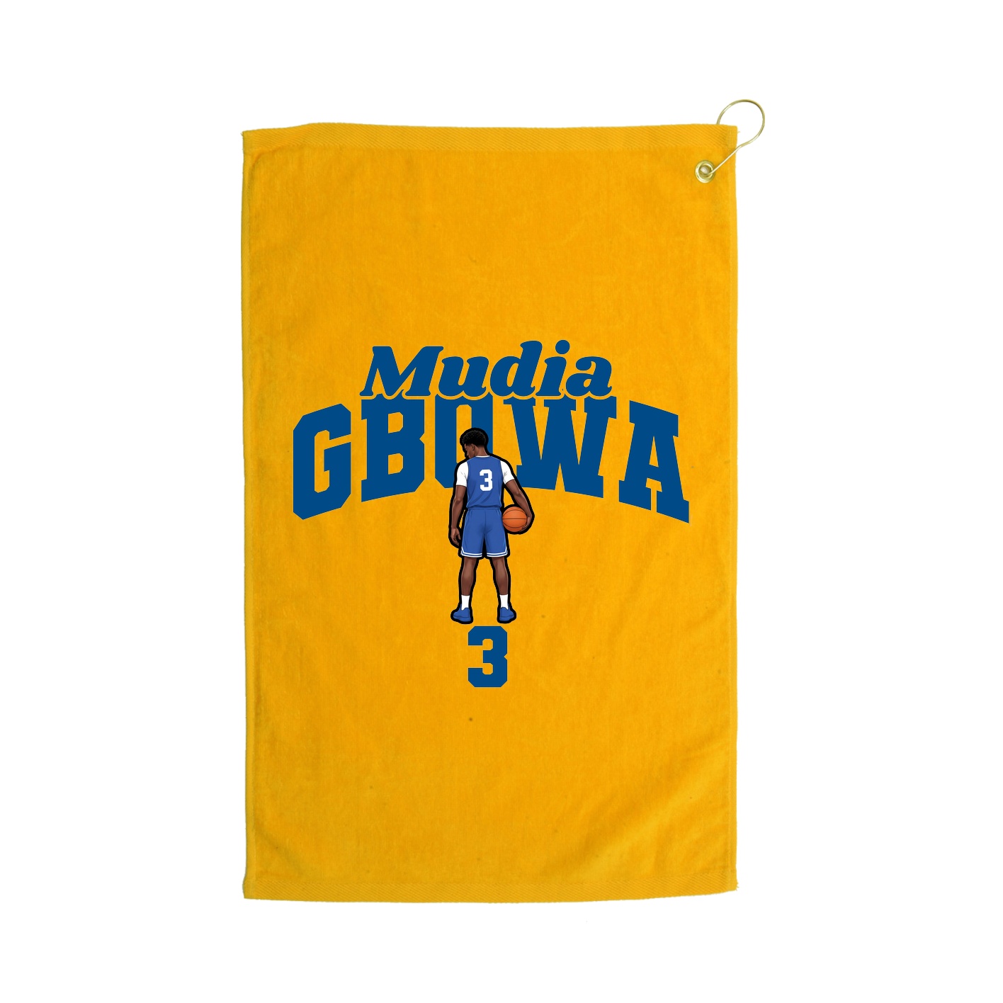 Golf Towel — Signature Arch in Gold