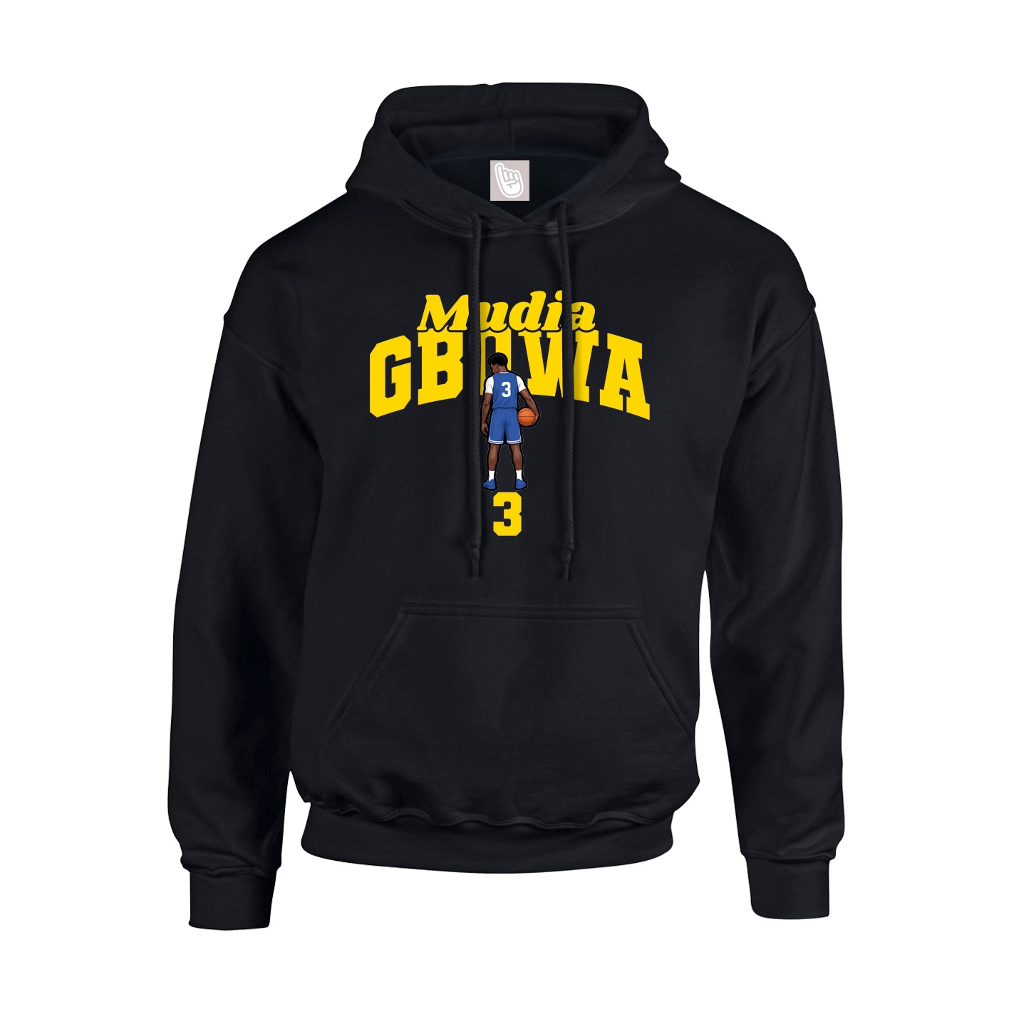 Hoodie — Signature Arch in Black