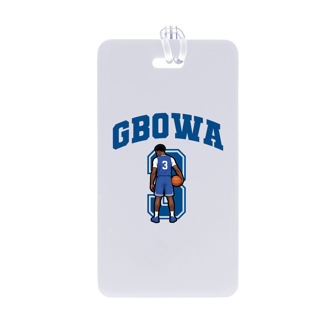Bag Tag — Number in Classic