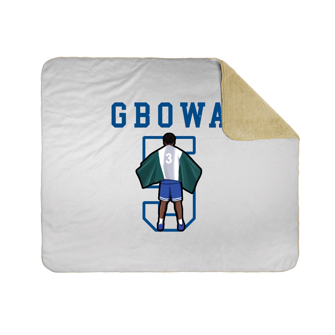 Throw Blanket — Shirsey in White