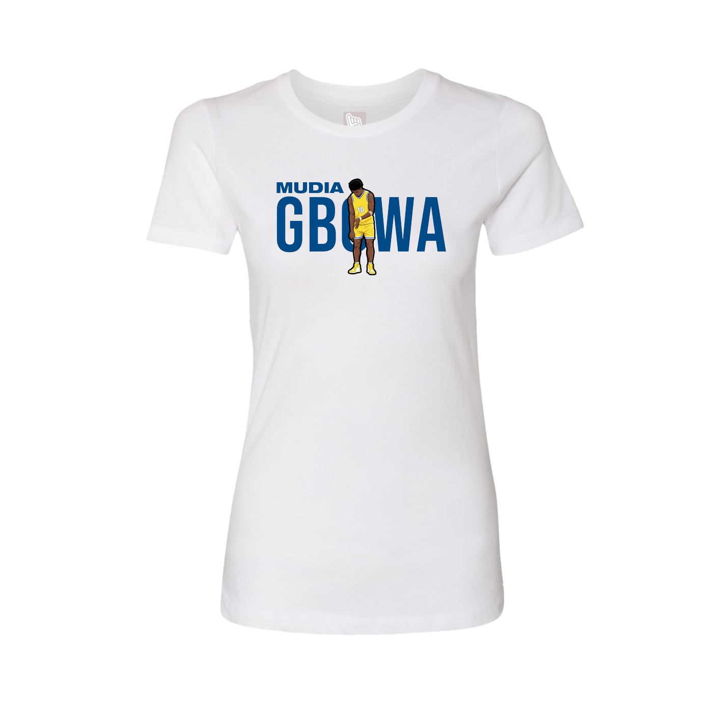 Womens Tee — Player Name in White