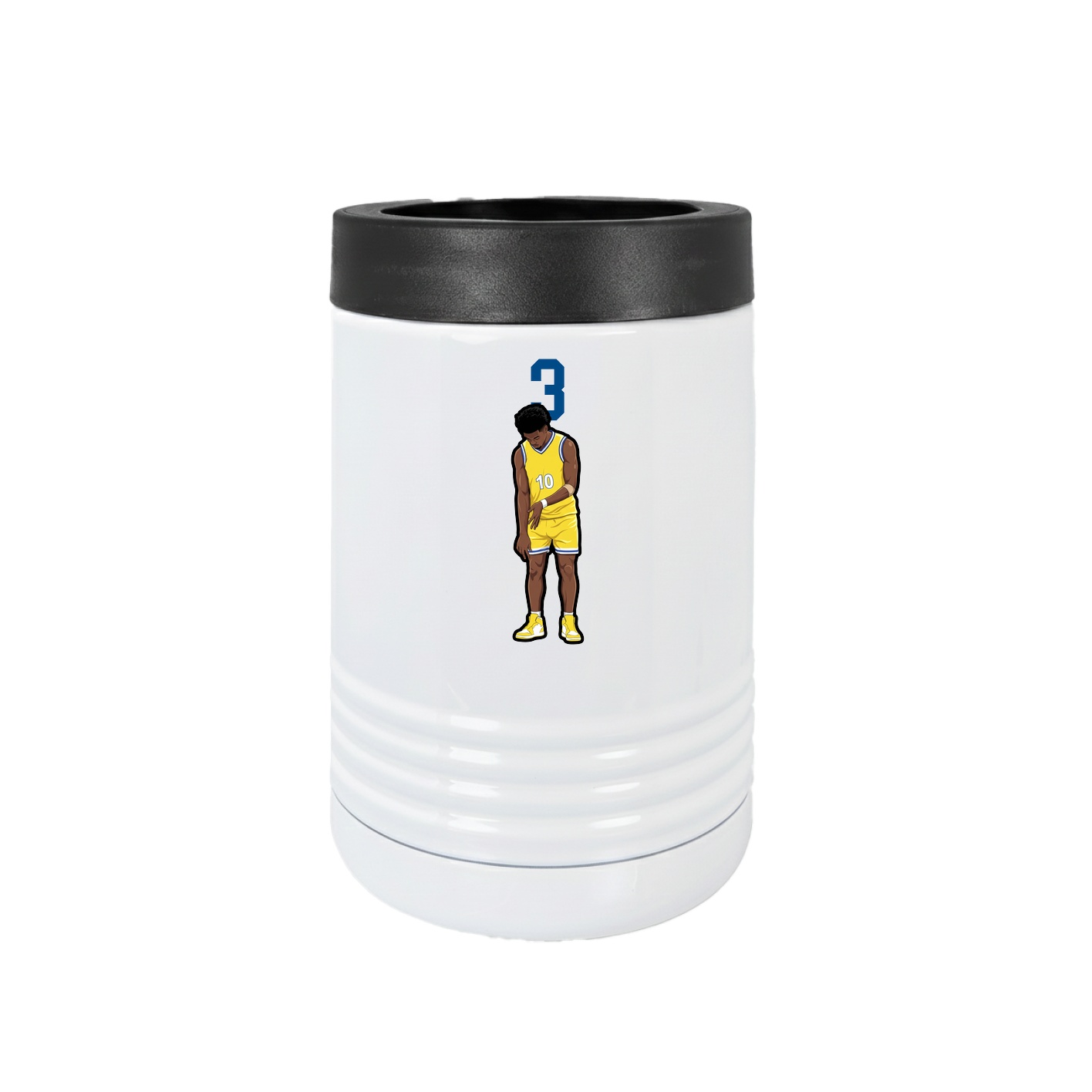 Beverage Holder — Number Top in White