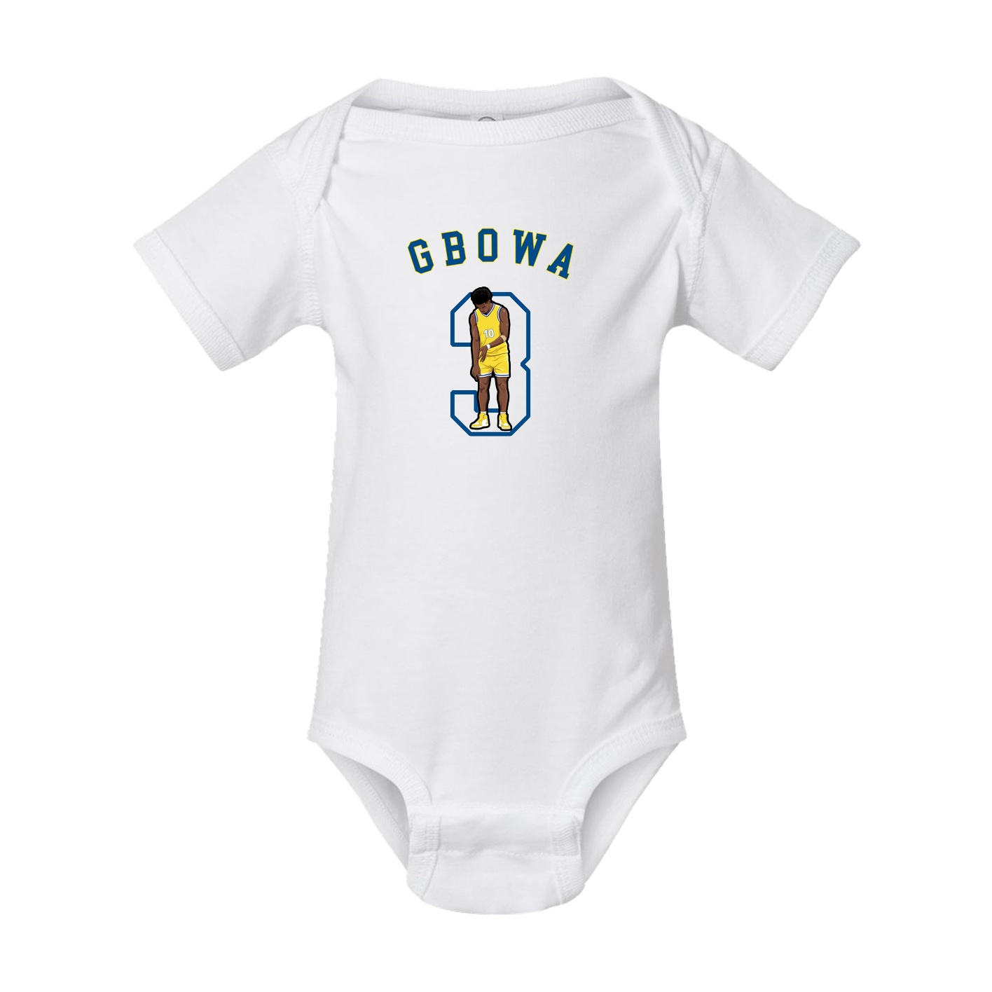 Baby Onesie — Shirsey Arch in White