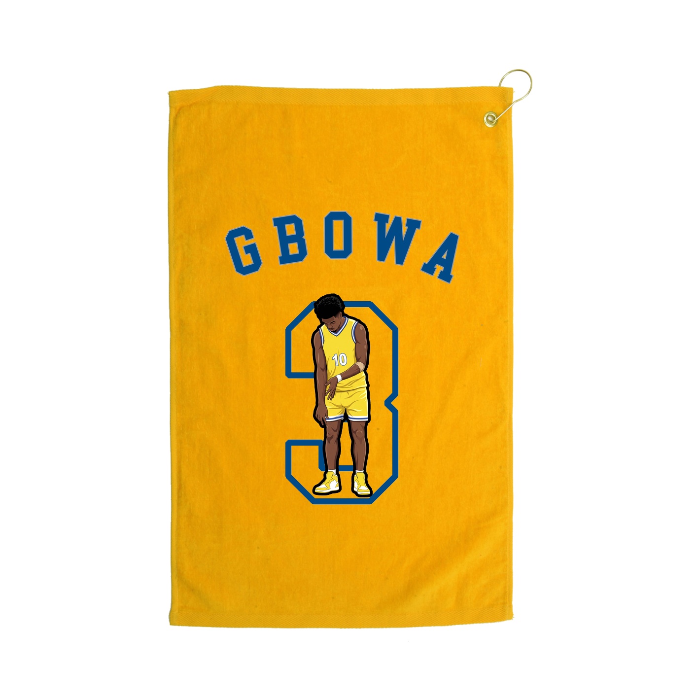Golf Towel — Shirsey Arch in Gold