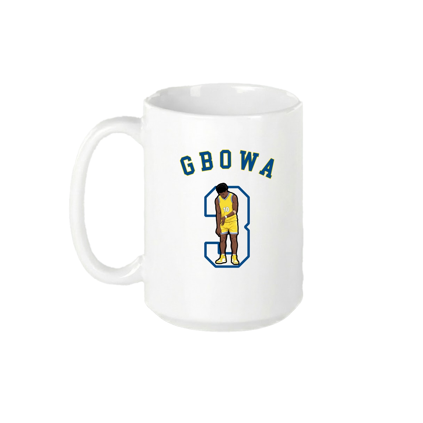 15oz Coffee Mug — Shirsey Arch in White