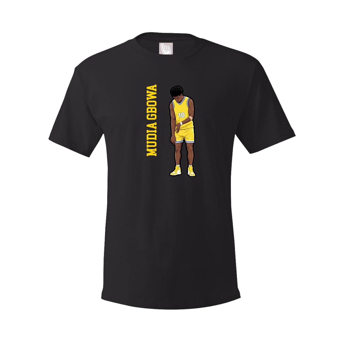 Youth Tee — Name Vertical in Black