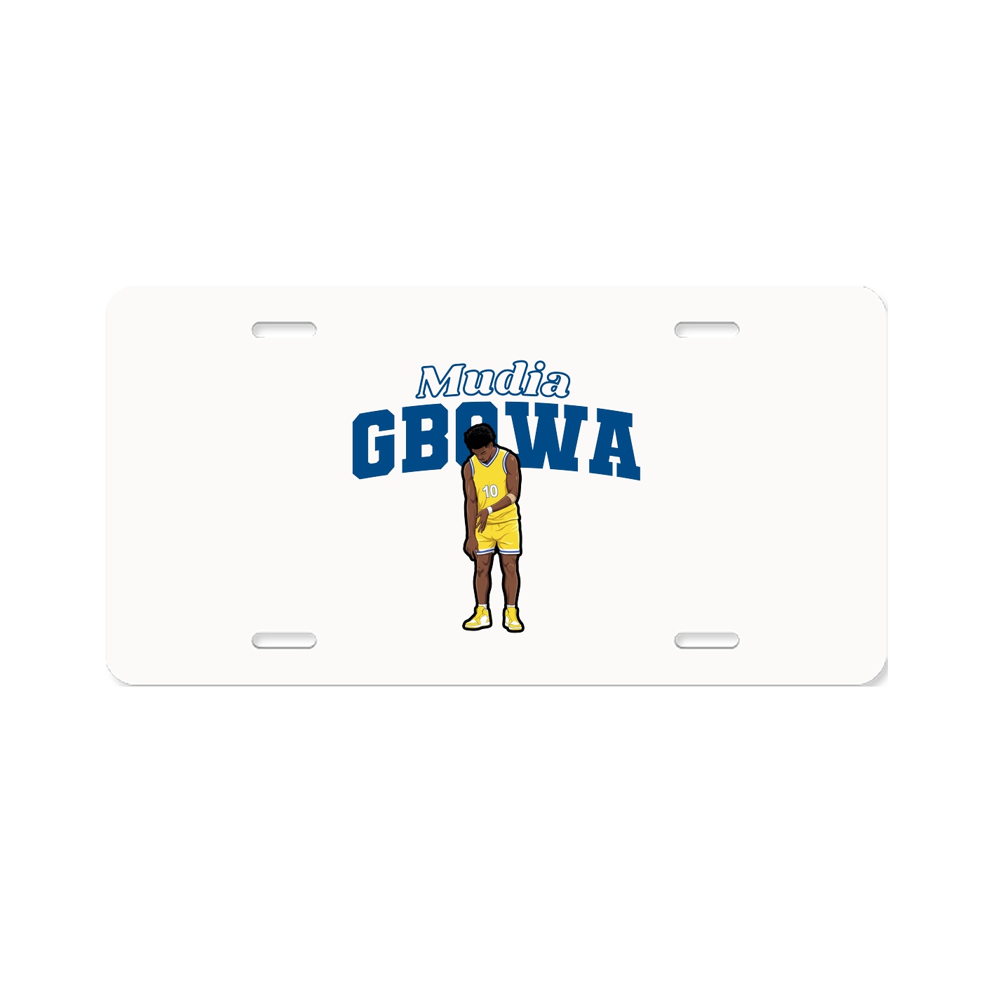 License Plate — Name Arch in Classic