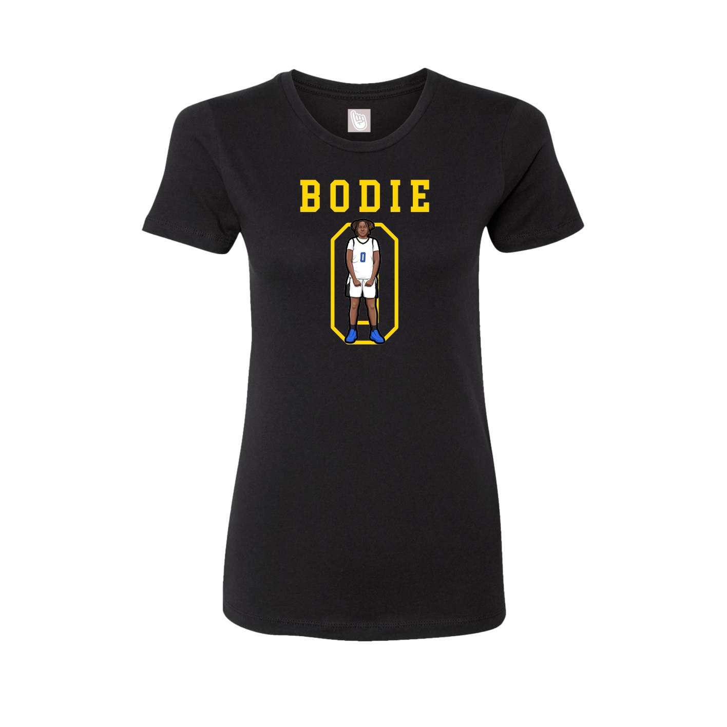 Fitted Women's Tee — Shirsey in Black