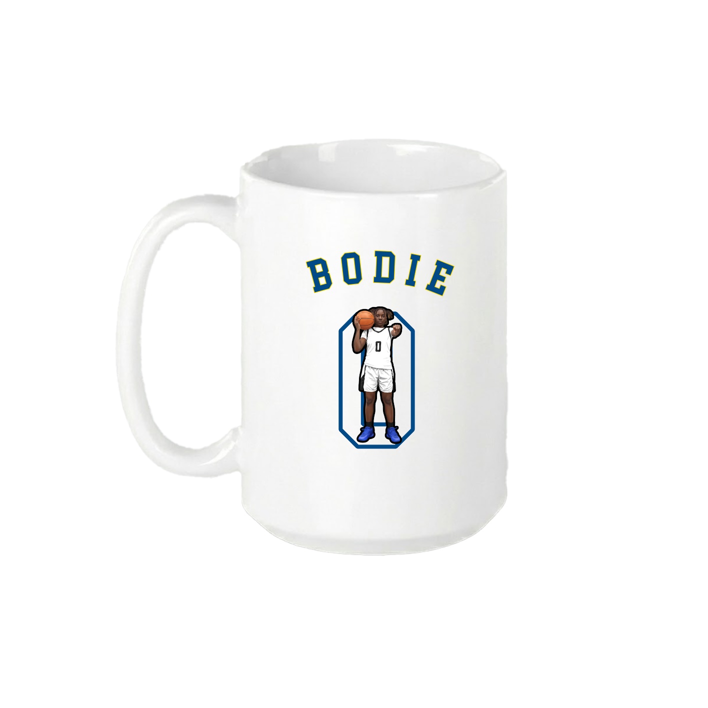 15oz Coffee Mug — Shirsey Arch in White