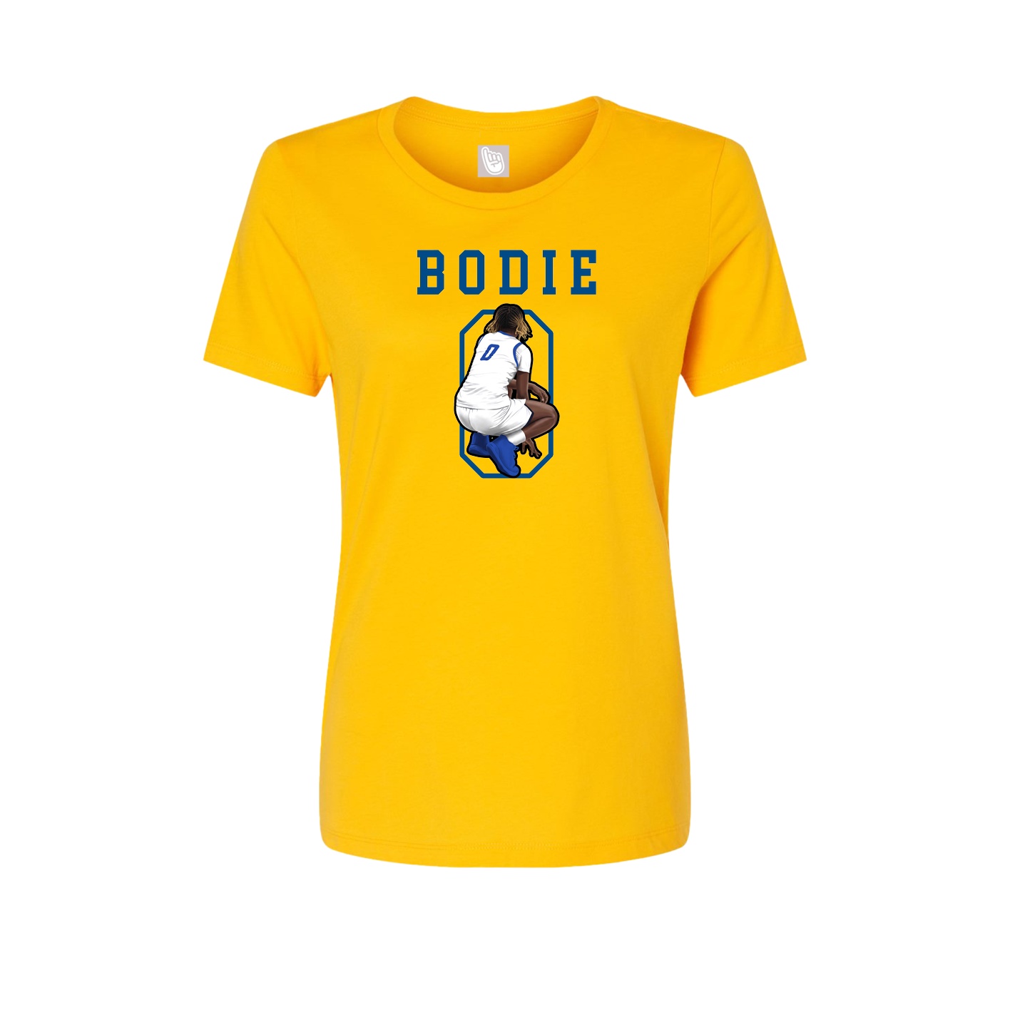 Fitted Women's Tee — Shirsey in Gold