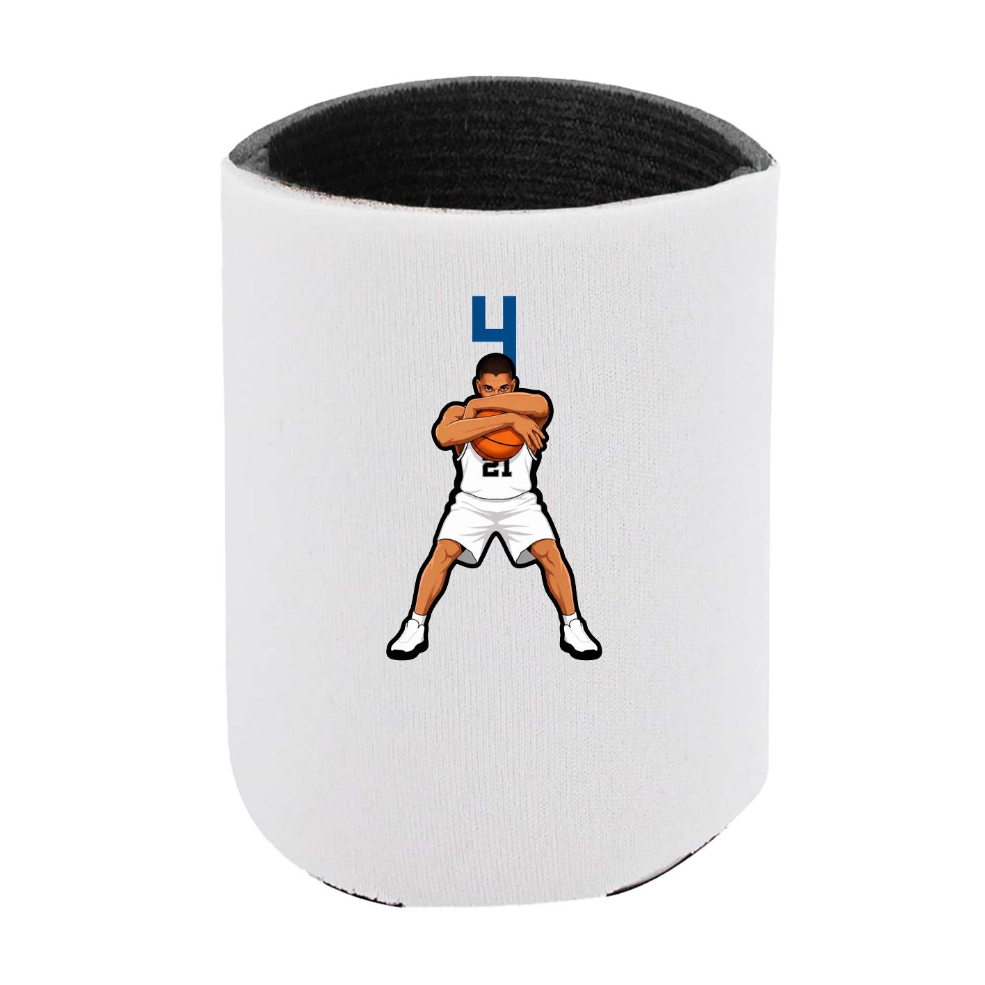 Can Holder — Number Top in White