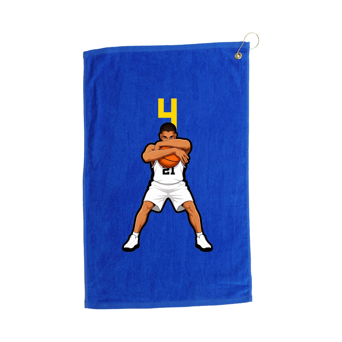 Golf Towel — Number Top in Royal