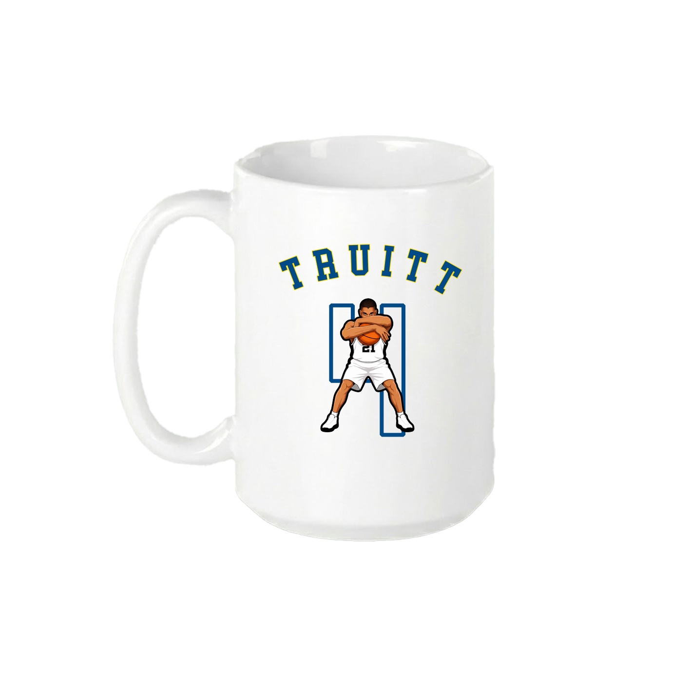 15oz Coffee Mug — Shirsey Arch in White