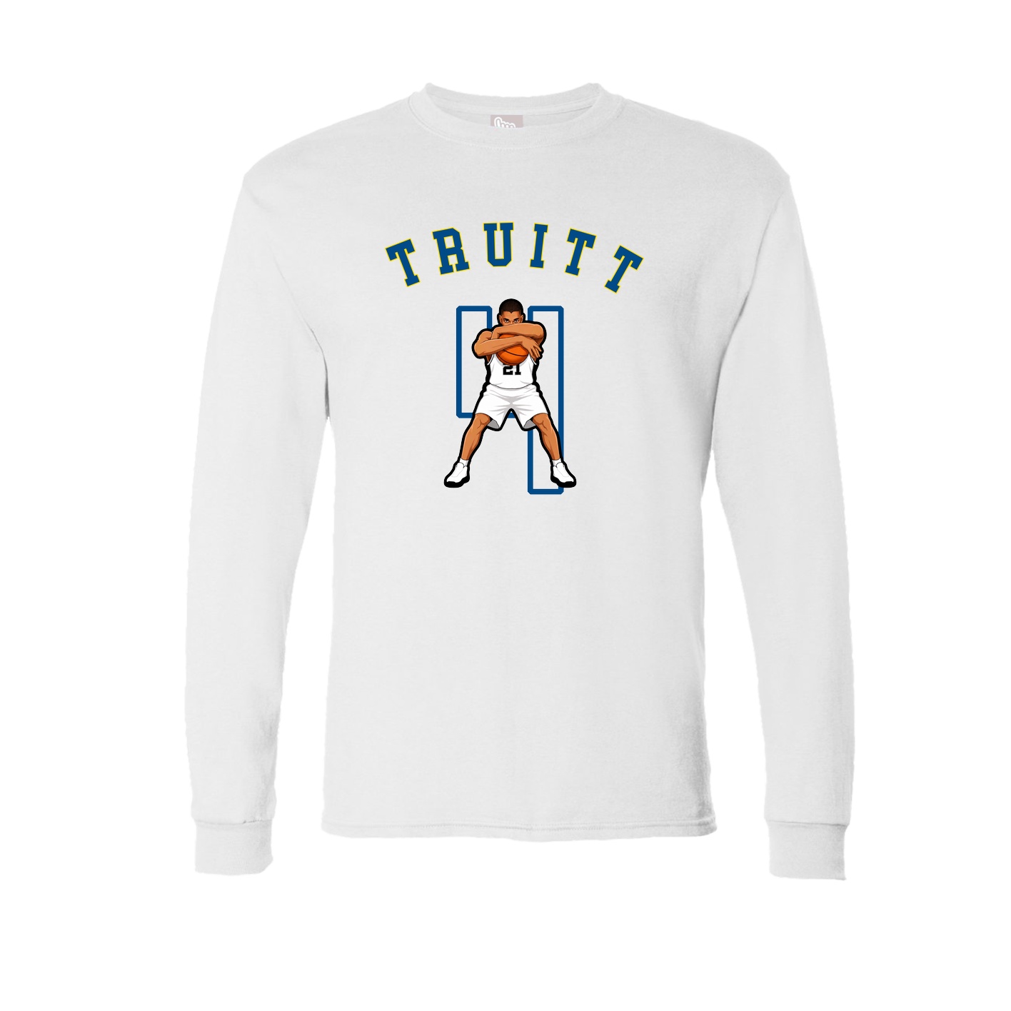 Long Sleeve Tee — Shirsey Arch in White