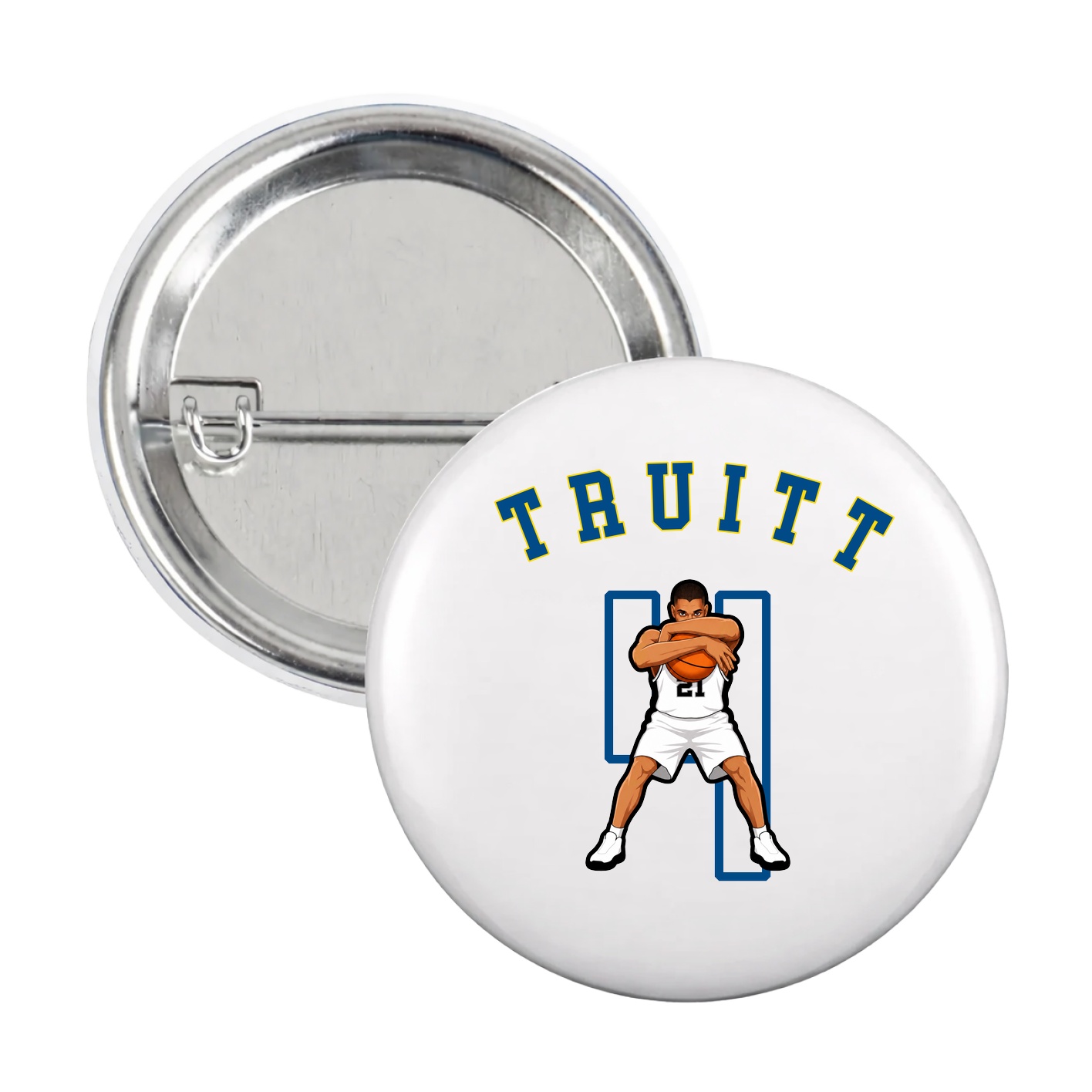 Game Day Button — Shirsey Arch in White