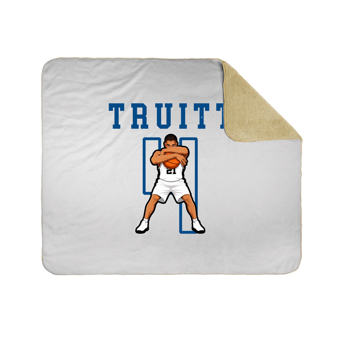 Throw Blanket — Shirsey in White